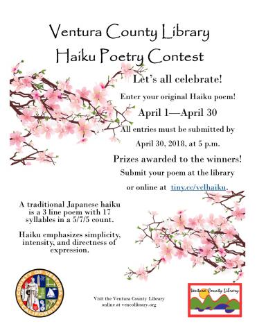 Haiku Poetry Contest Flyer