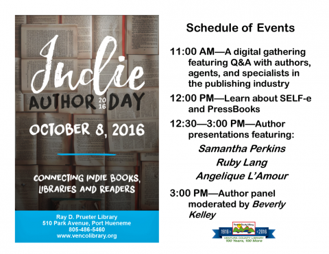 Indie Author Day at Prueter Library