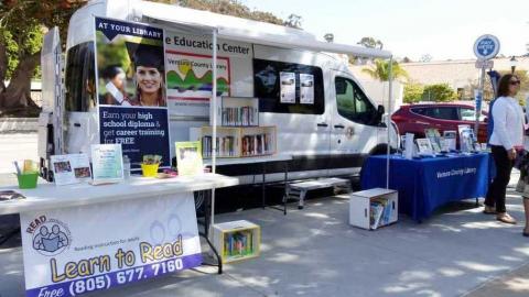Library's Mobile Education Center Van